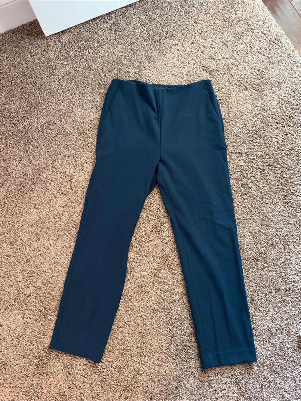 Ann Taylor Navy Dress Pants with Classic Waistband